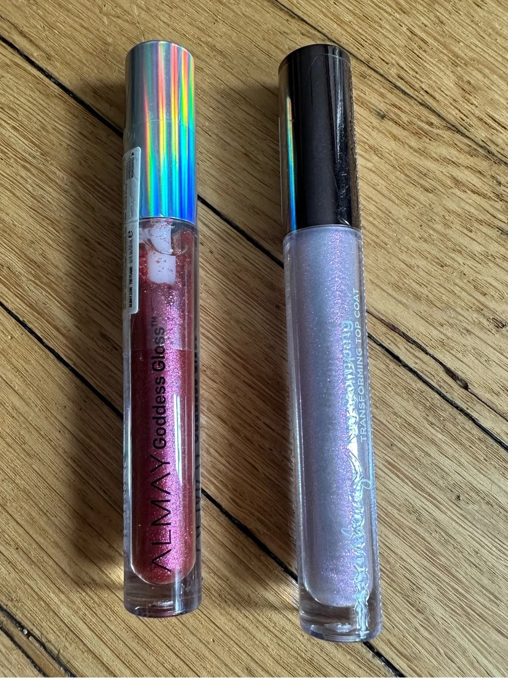 Ulta Beauty Lip Plumping Transforming Top Coat & Almay goddess gloss
